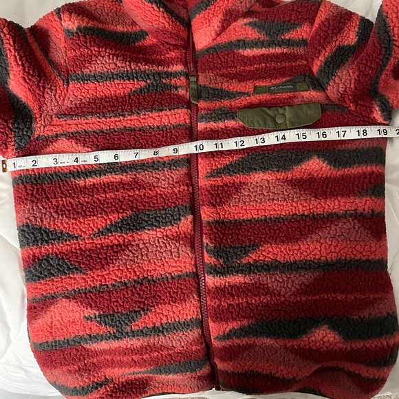 COLUMBIA Southwestern Mountainside Sherpa Women's Full Zip Jacket Coat Size XS - Picture 11 of 11